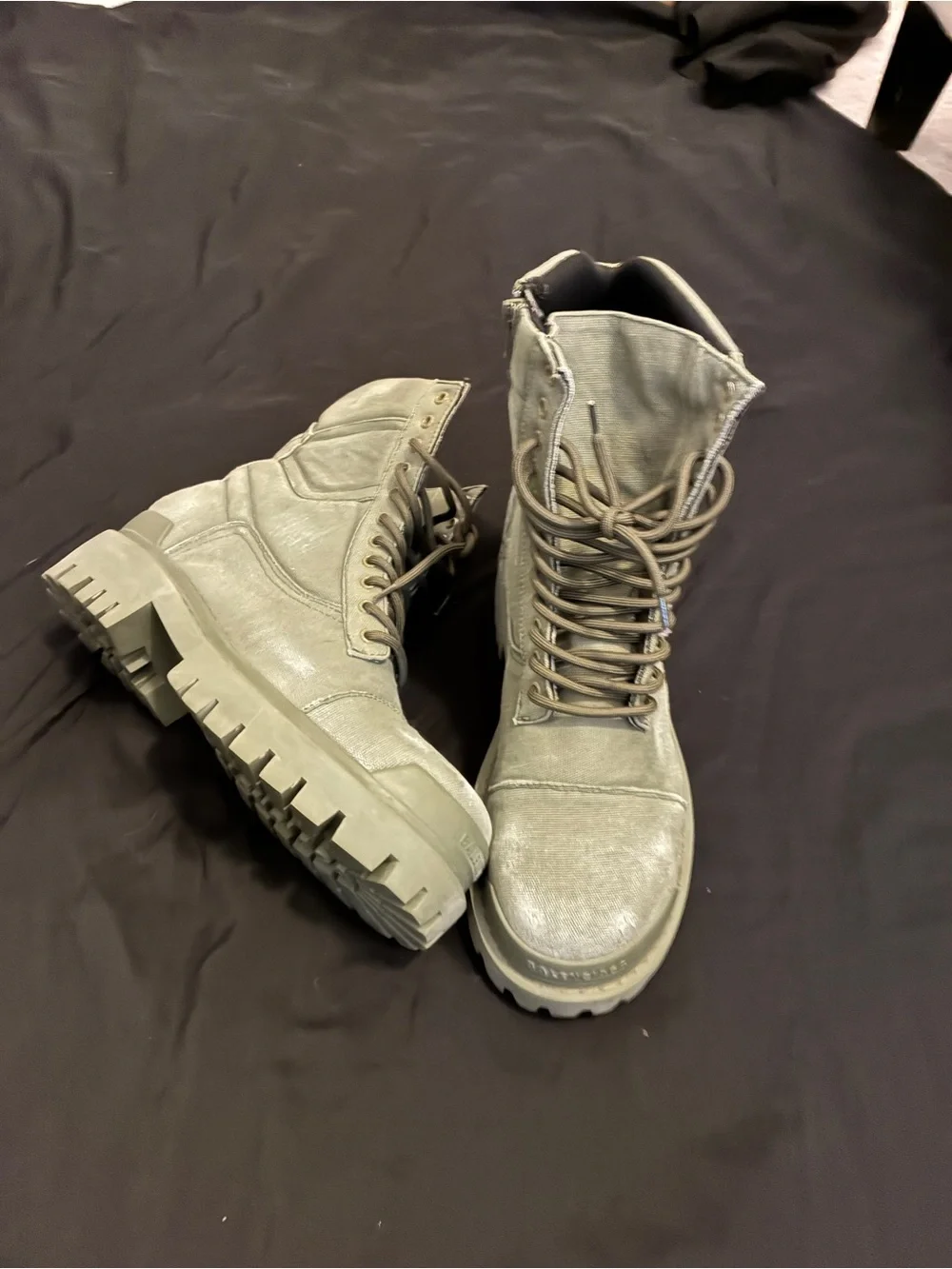 Olive Green strike Boots